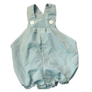 Vintage Striped Baby Romper Size 12M Made In USA